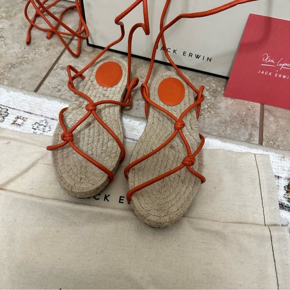 New Jack Erwin x Olivia Lopez espadrille sandals size 7 - Picture 6 of 9